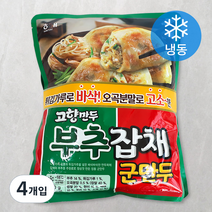 고향 부추잡채 군만두 (냉동), 450g, 4개입