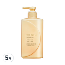 츠바키 프리미엄 볼륨& 리페어 컨디셔너, 490ml, 5개