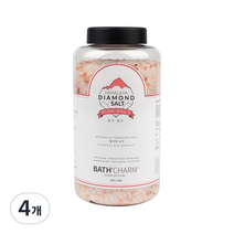 바스참 히말라야 다이아몬드솔트 입욕제 핑크솔트, 1.2kg, 4개