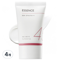 미샤 올 어라운드 세이프 블록 에센스 선 SPF45 PA+++, 50ml, 4개