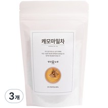 청년농원 저온가공 캐모마일 삼각티백, 1g, 50개입, 3개