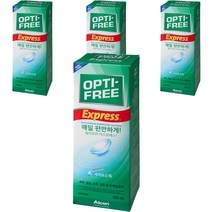 옵티프리 익스프레스 렌즈세정액, 355ml, 4개