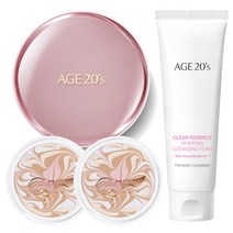 에이지투웨니스 시그니처 에센스 커버 팩트 마스터 모이스처 케이스 + 리필 14g x 2p + 클렌징 폼 80ml, 13호, 1세트
