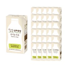 상하목장 유기농 흰우유, 상하목장 유기농 멸균우유 200ml 48팩, 48개, 200ml