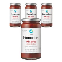 청정원 포모도로 토마토 파스타소스, 370g, 4개