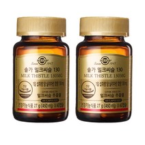 솔가 밀크씨슬 130 27g, 60정, 2개