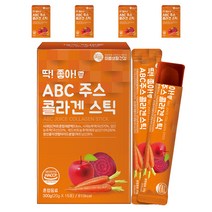 미쁨생활건강 딱좋아 ABC주스 콜라겐 젤리 스틱 300g, 5개