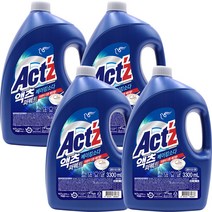 액츠 퍼펙트 베이킹소다 액상세제 본품, 3300ml, 4개