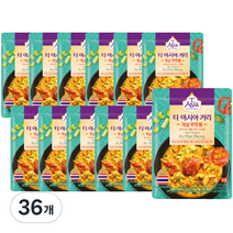 티아시아키친 게살 푸팟퐁 커리 전자레인지용, 170g, 36개
