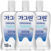 가그린 오리지널 구강청결제, 1.1L, 18개