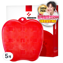 폴메디슨 딥레드 풋브러쉬, 1개입, 5개