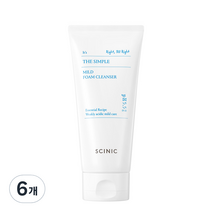 싸이닉 더 심플 마일드 폼 클렌저, 120ml, 6개