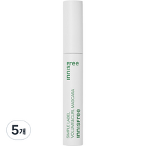 이니스프리 심플라벨 볼륨앤컬 마스카라 7.5g, 5개