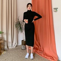 여성용 라리컬 트임폴라롱원피스