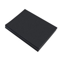희망노트 학습 준비물용 고급 흑 도화지 180g 250매, 1개