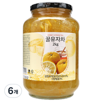 초록원_꿀유자차 2KG, 6개