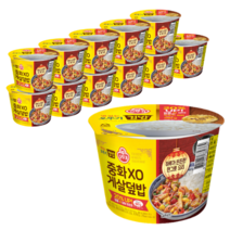 오뚜기 맛있는 컵밥 중화 XO 게살덮밥, 287g, 12개