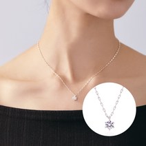 여성용 도금 스와로브스키 스톤 목걸이 + 패키지