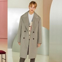 TNGT 남성용 울혼방 시그니처 포인트 더블코트 TGCO0D263