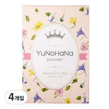 유노하나 입욕제 파우더 스몰팩, 60g, 4개