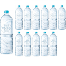 백산수 무라벨, 2L, 12개