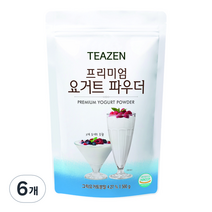 티젠 프리미엄 요거트 파우더, 500g, 6개