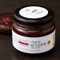 기순도전통장 기순도 딸기고추장 유리병, 500g, 1개