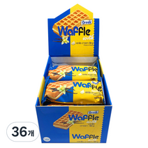 와플 위드 바닐라크림, 50g, 36개