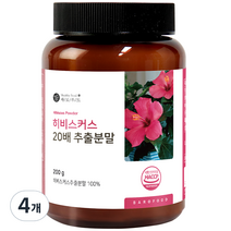 바로푸드 히비스커스 20배 추출분말, 200g, 1개입, 4개