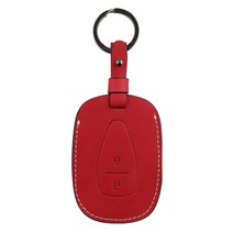 네임드 Origin 가죽 스마트키 케이스 C01 쉐보레 더넥스트스파크 외 호환, 레드와인