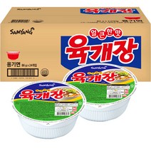 육개장 컵라면 86g, 24개