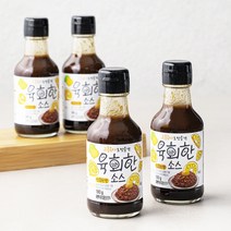 고흥유자로 맛을 낸 육회한 소스 상큼한맛, 4개, 180g
