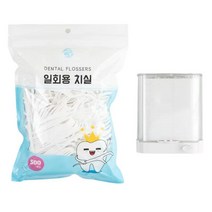 로얄클라쓰 일회용 치실 케이스 + 리필용 500p, 1세트