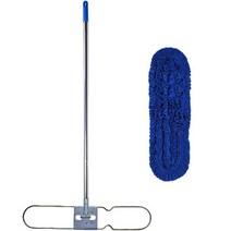 월드크린 극세사 리스킹 걸레 90cm + 판 + 스텐 자루 세트, 1세트