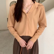 안다로미 바네베이직 블라우스