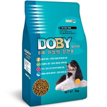 도비 6세 이상의 선견용 애견사료, 3kg, 1개