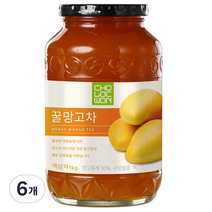 초록원 꿀 망고차, 1kg, 6개