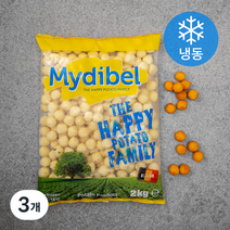 마이디벨 누어제뜨 볼 감자튀김 (냉동), 2kg, 3개
