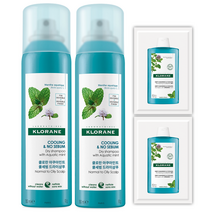 클로란 아쿠아민트 쿨세범 드라이샴푸 150ml 2p + 7ml 2p, 1세트