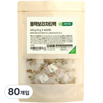 자연지인 블랙 보리차 티백 주전자용, 10g, 40개입, 2개