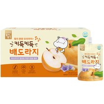 함소아 키득키득 배도라지 주스 100ml, 홍삼 + 배 + 도라지 혼합맛, 10개
