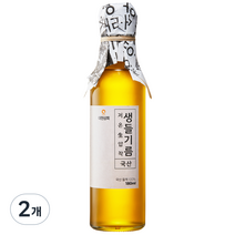 대현상회 저온생압착 국산 생들기름, 2개, 180ml
