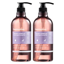 더모티브 모이스트 컴플렉스 퍼퓸 샴푸 블랙베리 앤 베이향, 1000ml, 2개