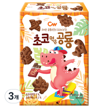 청우식품 초코먹은 공룡, 60g, 3개