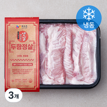 목우촌 옛날돼지고기 뒷고기 두항정살 (냉동), 300g, 3개