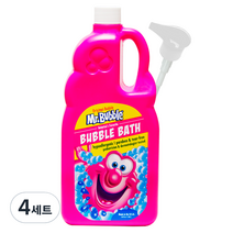 미스터버블 오리지널 버블바스 1060ml + 펌프 세트 펌프헤드 랜덤발송, 4세트