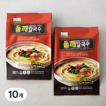 칠갑농산 들깨 칼국수, 387g, 10개