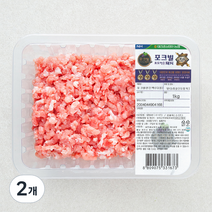 포크빌 한돈 뒷다리살 다짐육 (냉장), 1kg, 2개