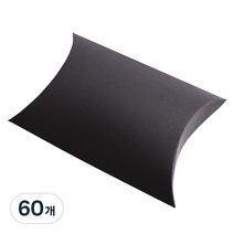 봄91 다용도 베개상자 중 16 x 12 cm, 블랙, 60개