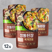 풀무원 정통 된장찌개, 130g, 12입